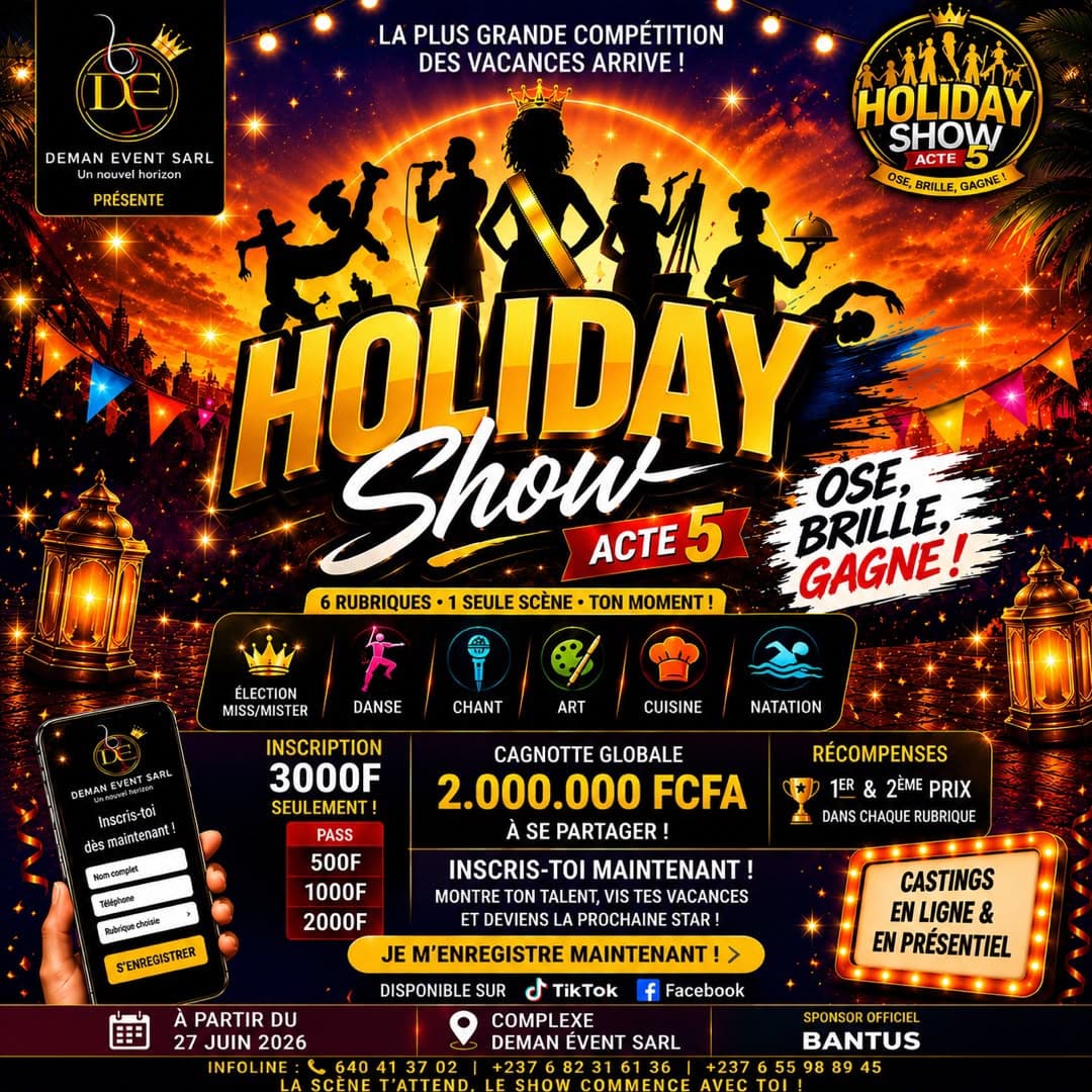 Affiche Holiday Show Acte 5 — Ose, brille, gagne !
